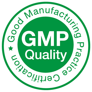 Good Manufacturing Practice certification logo